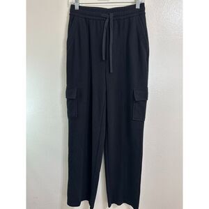 Love Poem Women's High Rise Wide Leg Corduroy Cargo Pants, Size L